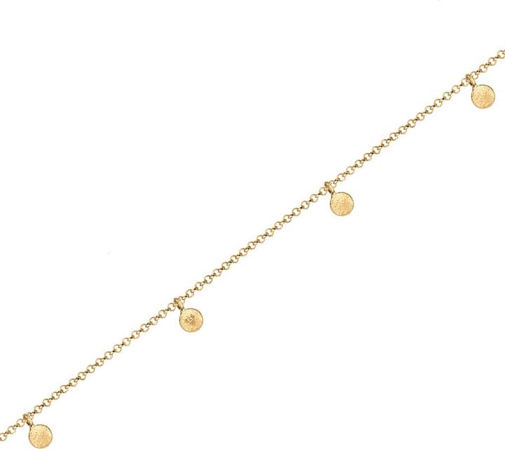 Actual product image Elli Choker mit Plättchen Matt Look (Sterling Silver, 36 cm)