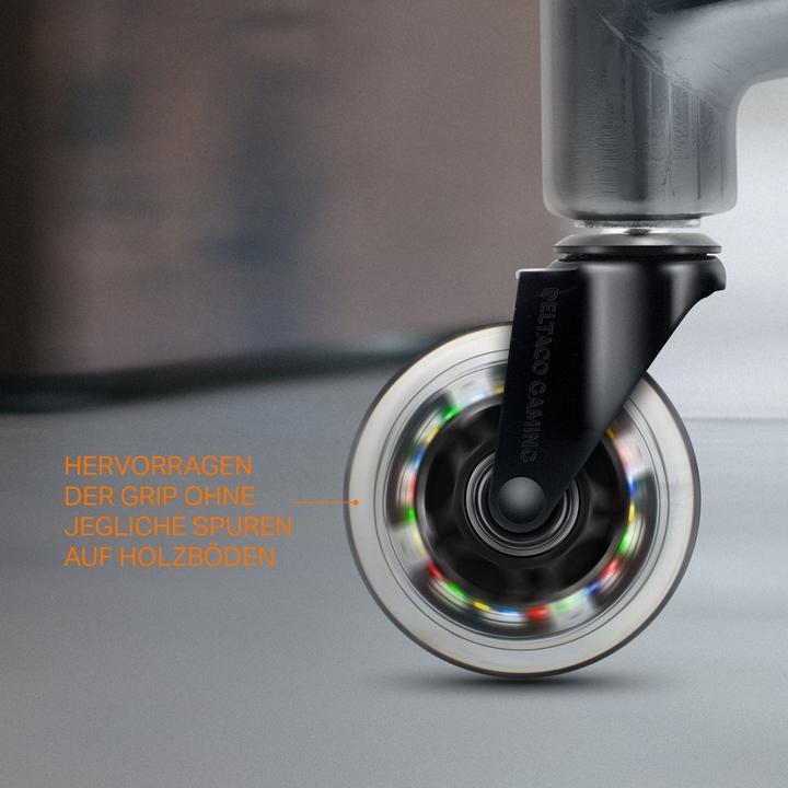 Immagine prodotto Deltaco Gaming Rainbow Casters