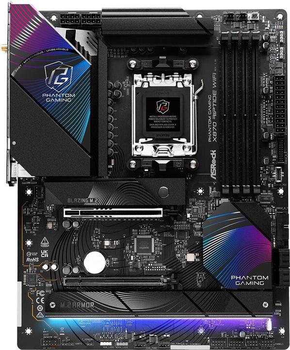 AsRock Phantom Gaming X870 Riptide WiFi (AM5, AMD X870, ATX)