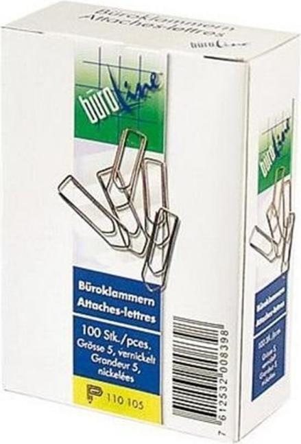 Produktbild BüroLine Büroklammern Gr.2, 43mm (100 x)