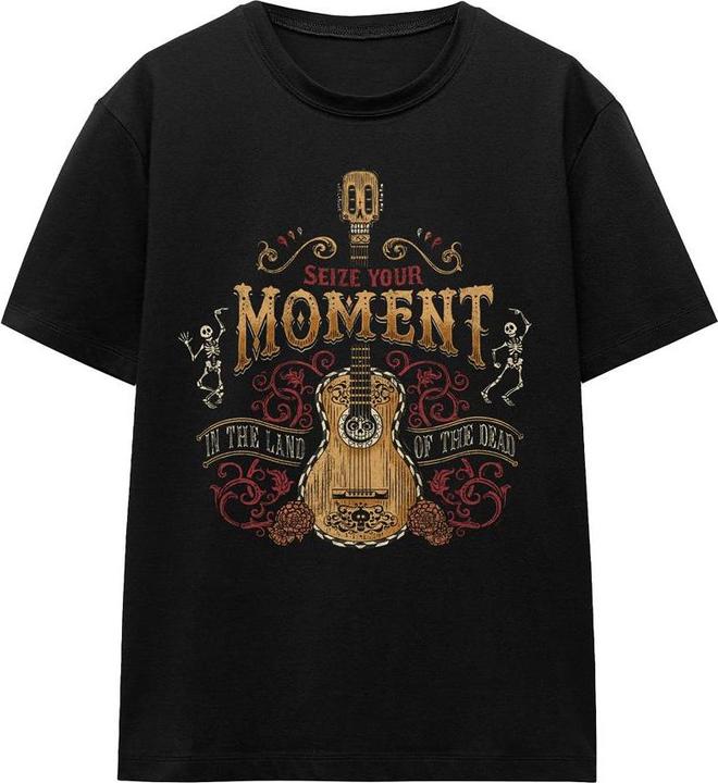 Actual product image La Maison du Coco Unisex Adult Seize Your Moment In The Land Of The Dead T-Shirt (XXL)