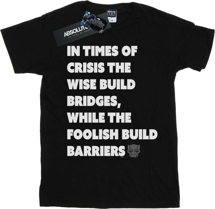 Actual product image Mens Black Panther Times Of Crisis T-Shirt (3XL)