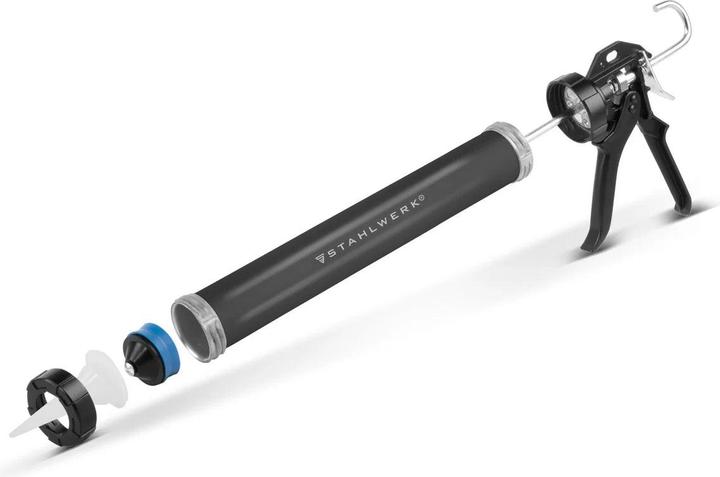 Immagine prodotto Stahlwerk Pistola per silicone SPB-600 ST con pistola per silicone in alluminio da 600 ml