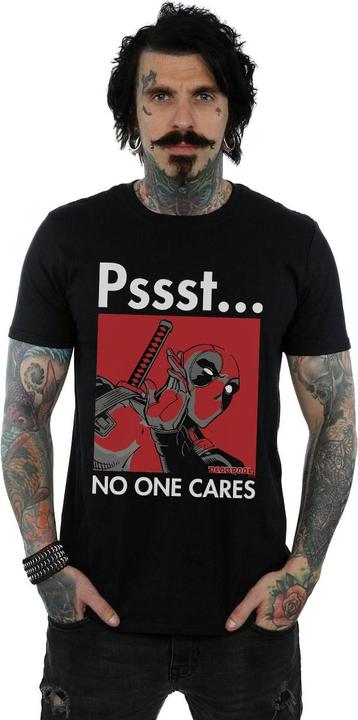Immagine prodotto Deadpool No One Cares Maglietta Uomo (5XL)