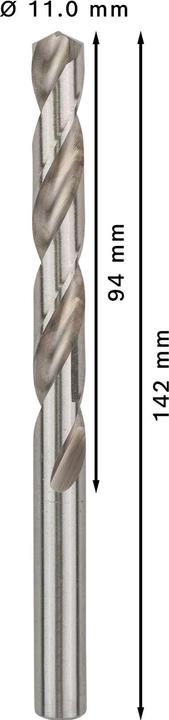 Produktbild Bosch Professional Zubehör PRO Metal HSS-G Spiralbohrer, 11 x 94 x 142 mm (11 mm)