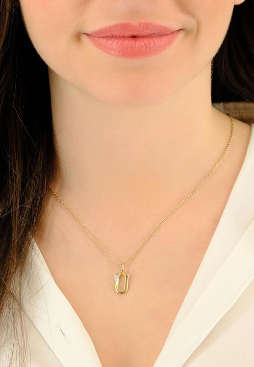 Produktbild Muau Buchstabe (750, Weissgold, 18K Gelbgold)