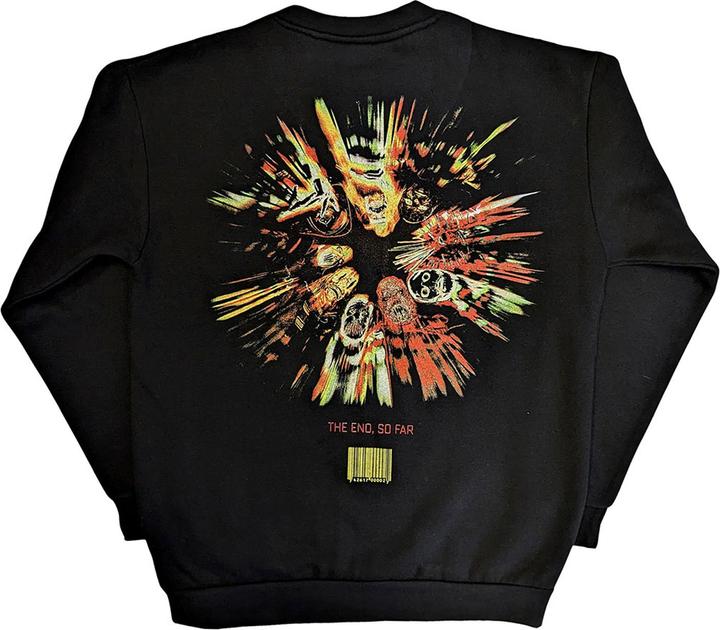 Actual product image Slipknot Unisex Adult The End So Far Band Figures Back Print Sweatshirt (L)