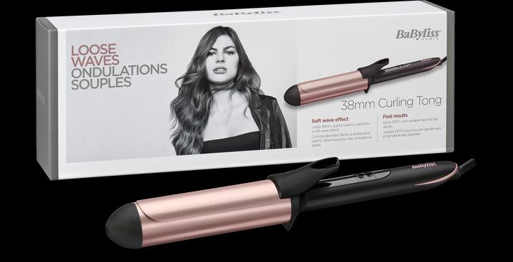 Actual product image BaByliss Curling iron Rose Quartz (38 mm)