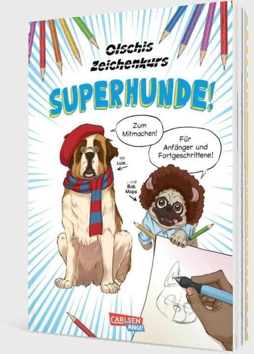 Produktbild Olschis Zeichenkurs: Superhunde! (Deutsch, Olschi, 2024)