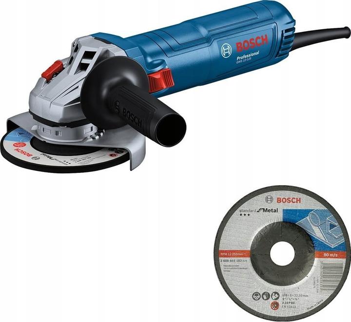 Actual product image Bosch Professional GWS 12-125 (C) angle grinder + grinding disc (06013A6100) (125 mm)