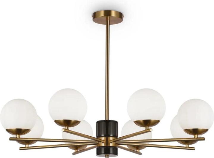 Maytoni Marble Pendant Light, Pendant Light 8x E27 Brass (E27)