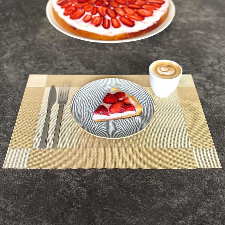 Immagine prodotto Intirilife 6x tovaglietta sottobicchiere lavabile resistente al calore (6 x)