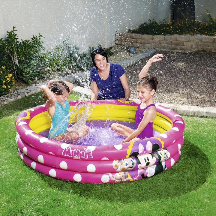 Produktbild Bestway 3-Ring Pool, 282 L, Round, 2 yr(s), Minnie Mouse, Vinyl, Multicolour