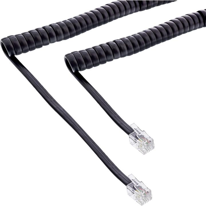 Produktbild InLine Hörer Spiralkabel