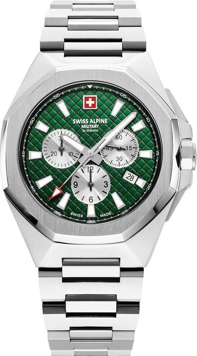 Produktbild Swiss Alpine Military 7005.9134 Typhoon Herren Chronograph 42mm 10ATM (Chronograph, 42 mm)