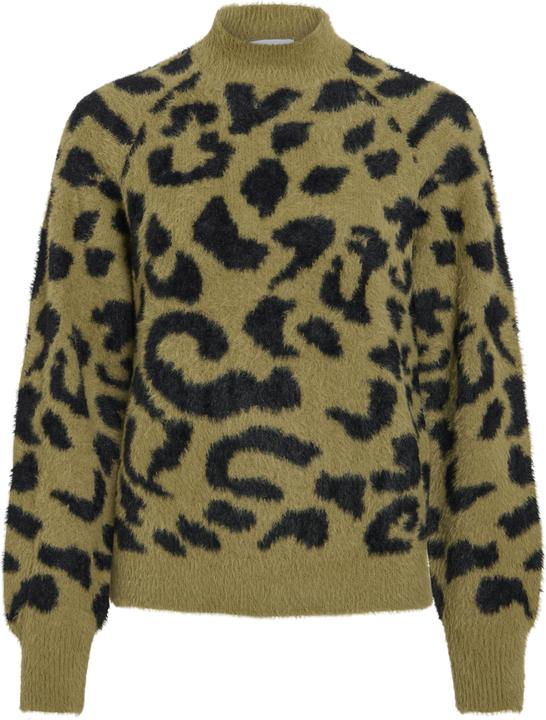 Vila Gemusterter Strickpullover