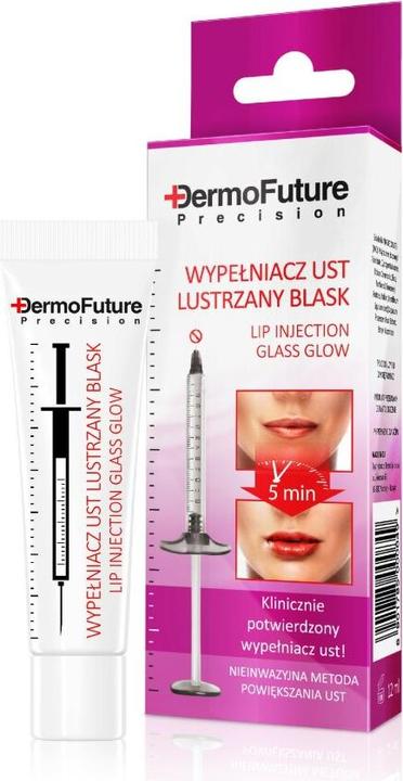 DermoFuture Lip Injection Glass Glow Lip Filler Mirror Glow 12Ml (12 ml)