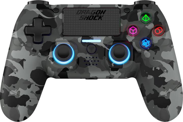 Produktbild DragonShock Controller Mizar Wireless grau camo PS4 (PS4)