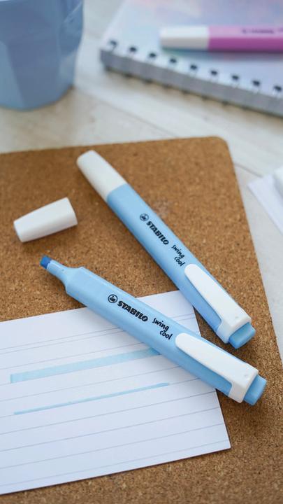 Produktbild STABILO swing cool Pastel Textmarker (Hellblau, 4 mm, 1 x)