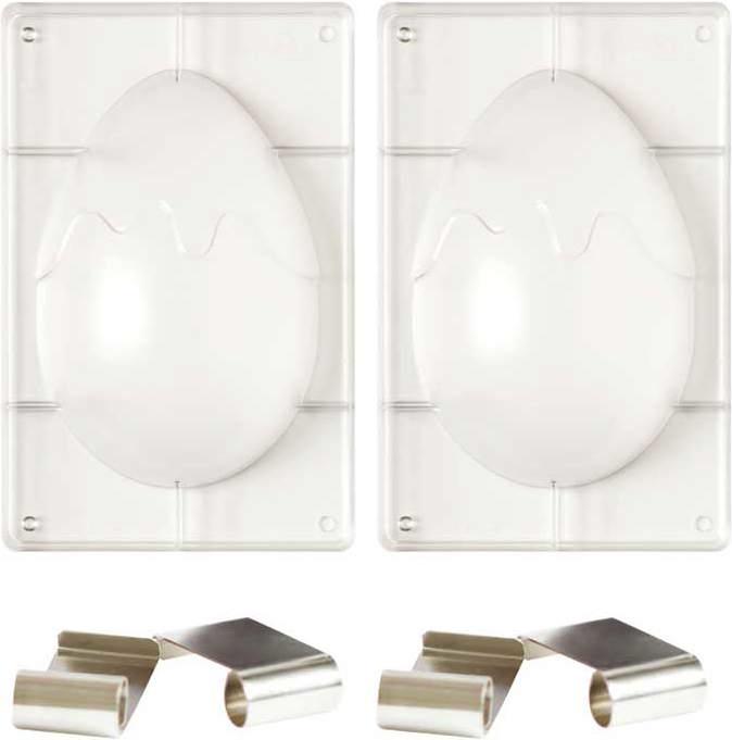 Actual product image Decora Chocolate mold Easter egg Splash (13 cm)