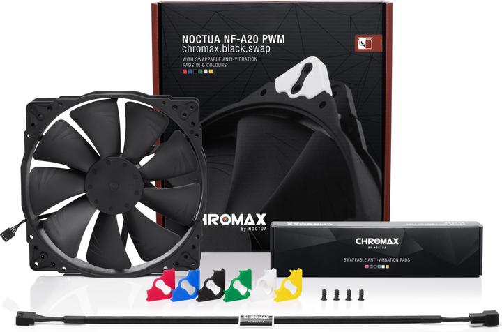 Produktbild Noctua NF-A20 PWM chromax (200 mm, 1 x)