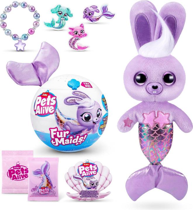 Produktbild Zuru PETS ALIVE-FURMAIDS-PLUSH,S1,SHRINK WRAP,6PC (30 cm)