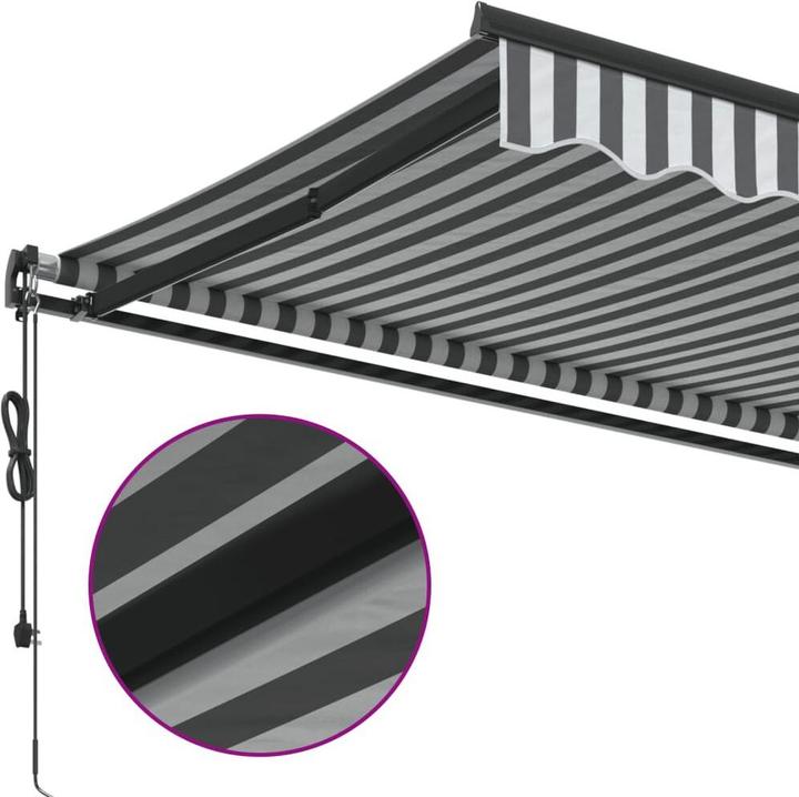Immagine prodotto VidaXL Markise Gelenkarmmarkise Sonnenmarkise Balkon Automatisch 350x250cm (3.50 m)