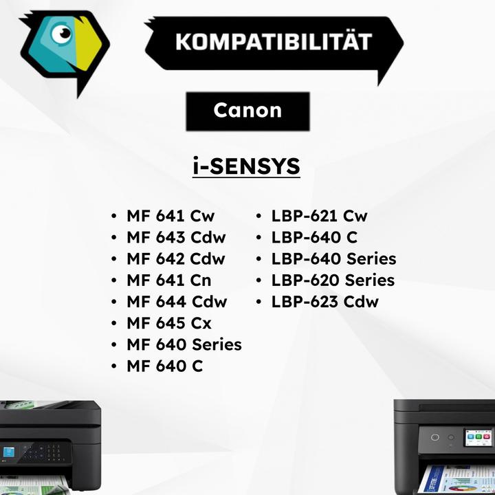 Produktbild Inkadoo Toner kompatibel zu Canon 3025C002 / 054H Toner, gelb Gelb (Y)