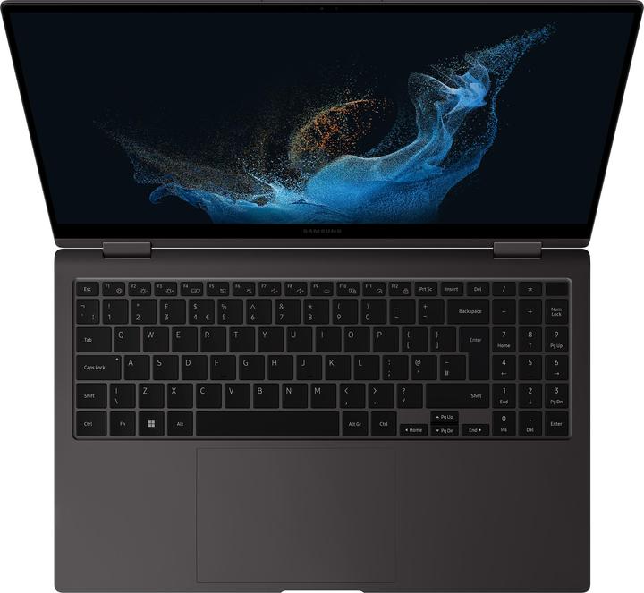 Immagine prodotto Samsung Galaxy Book2 Pro 360 (tastiera francese) (15.60", Intel Core i7-1260P, 16 GB, 512 GB, Senza layout di tastiera)