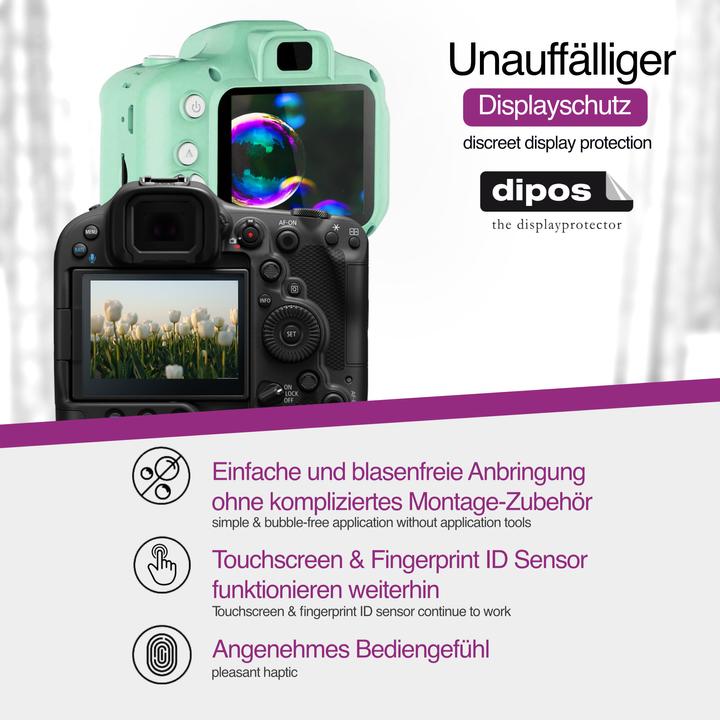 Produktbild Dipos Schutzfolie Klar für Canon PowerShot SX740 HS Lite (Displayschutz)