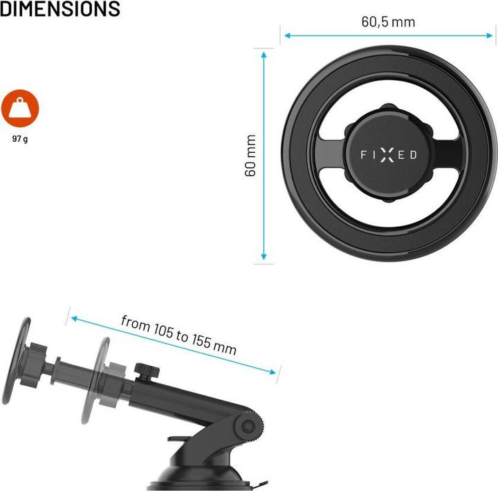 Image du produit Fixed MagMount XL, noir