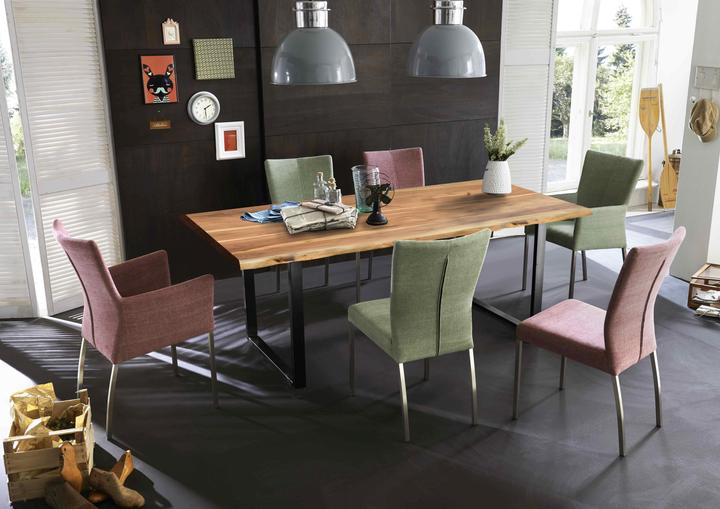 Produktbild SIT Möbel Massivholztisch Ux3.6 Akazie natur-antikschwarz (200 x 76 x 100 cm)