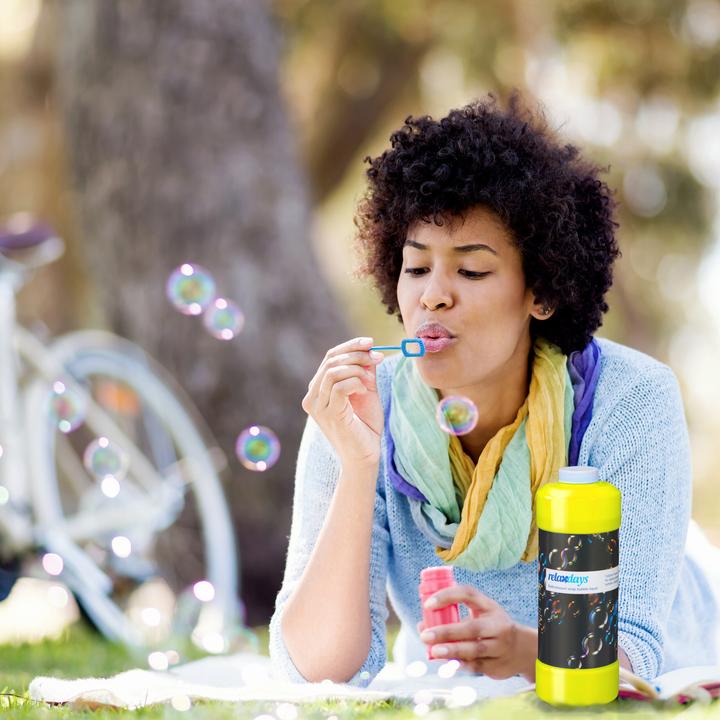 Produktbild Relaxdays 3x Seifenblasen-Nachfüllflasche