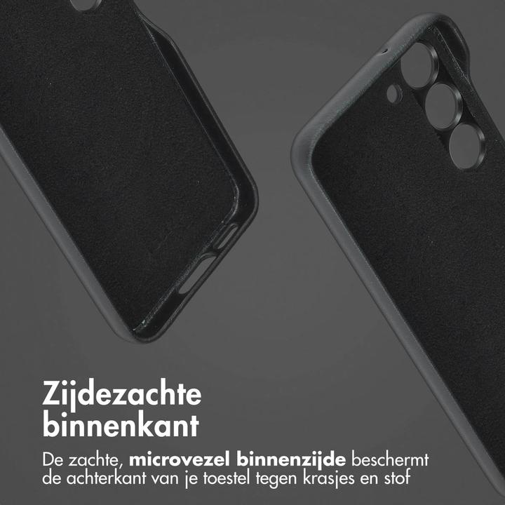 Produktbild Accezz Leather Bookcase 2-in-1 met MagSafe Samsung Galaxy S23 - Onyx Black (Samsung Galaxy S23+)