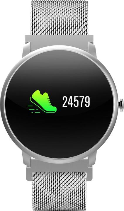 Immagine prodotto iGet Braccialetto activity tracker FIT F4 LCD (0,96") IP68 Argento (250 mm)