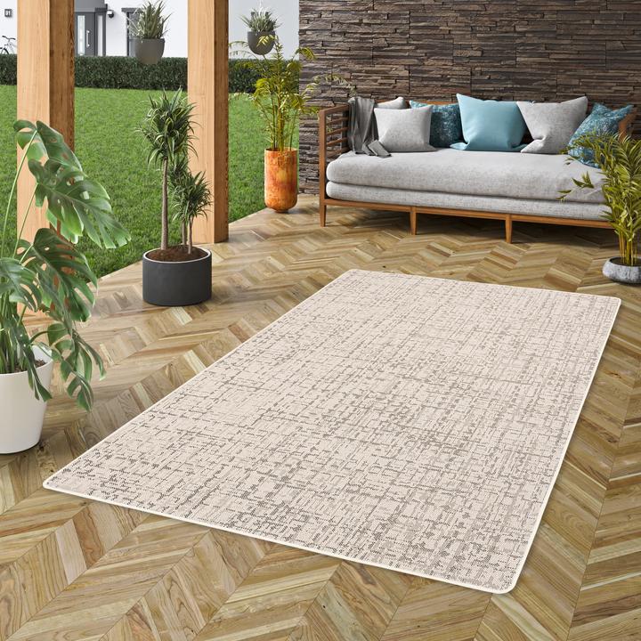 Produktbild Snapstyle In & Outdoor Teppich Flachgewebe Oslo Karo Modern (80 x 240 cm)