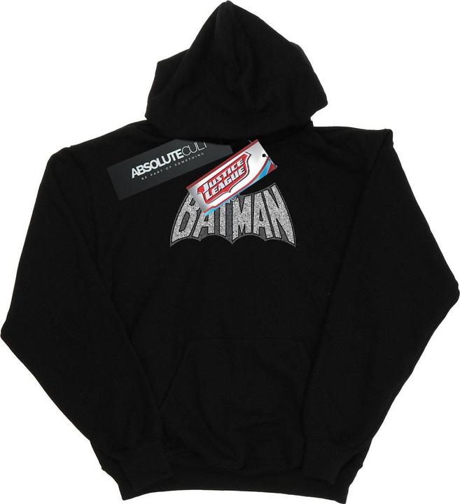 Produktbild Batman Retro Crackle Logo Kapuzenpullover (L)