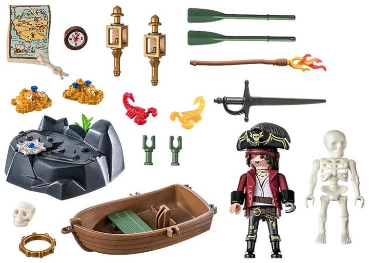 Produktbild Playmobil Starter Pack Pirat mit Ruderboot (71254, Playmobil Pirates)