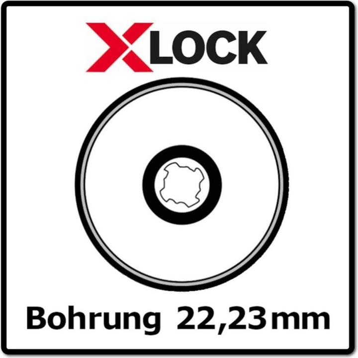 Produktbild Bosch Professional Bosch X-LOCK Diamant Metallscheiben Trennscheibe 125 x 22,23 mm ( 4x 2608900533 ) Expert 4 Stk. für