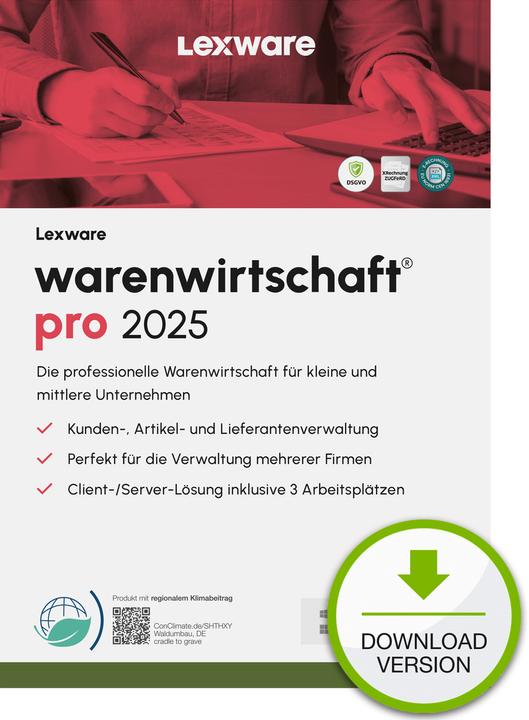 Produktbild Lexware warenwirtschaft pro 2025 Download Jahresversion (365-Tage) (12 Monate)