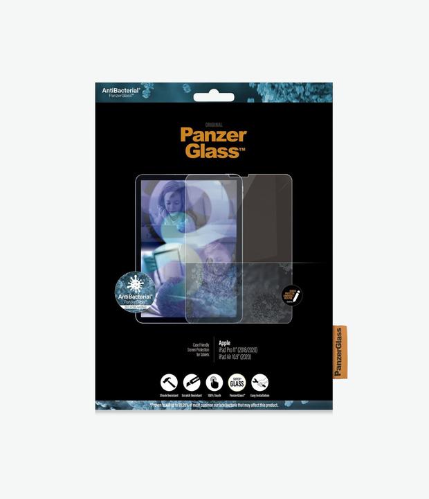 Produktbild PanzerGlass Displayschutz (1 Stück, iPad Pro 11 2018 (1. Gen), iPad Pro 11 2020 (2. Gen), iPad Pro 11 2021 (3. Gen), iPad Air 2020 (4. Gen), iPad Air 2022 (5. Gen))