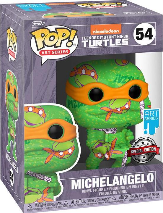 Actual product image Funko Pop! TMNT : Michelangelo (Art Series) (54)