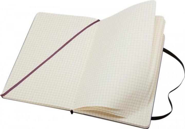 Actual product image Moleskine Notebook Classic L Square (Checked, Hardcover)