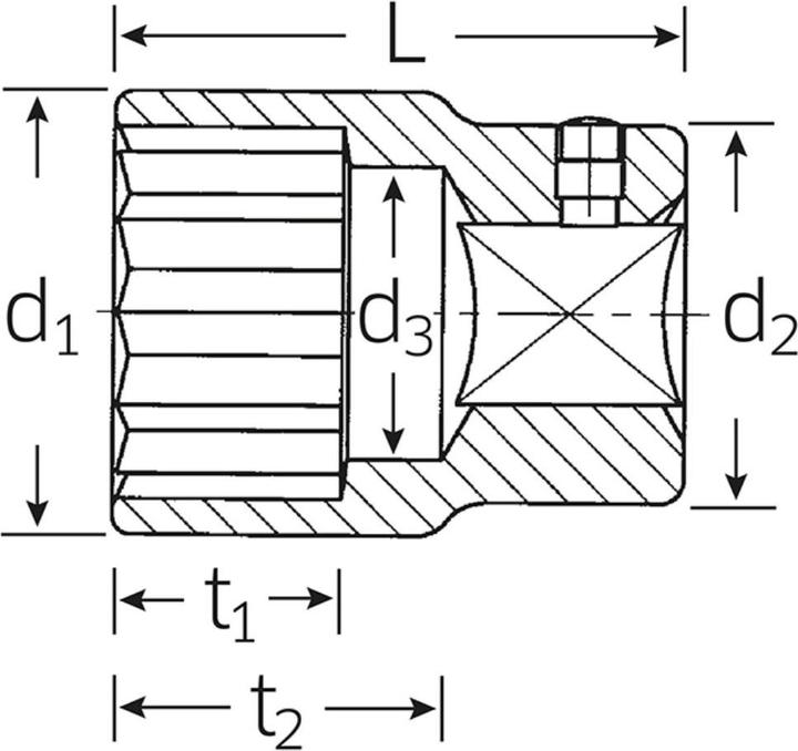 Actual product image Stahlwille Socket (36 mm)