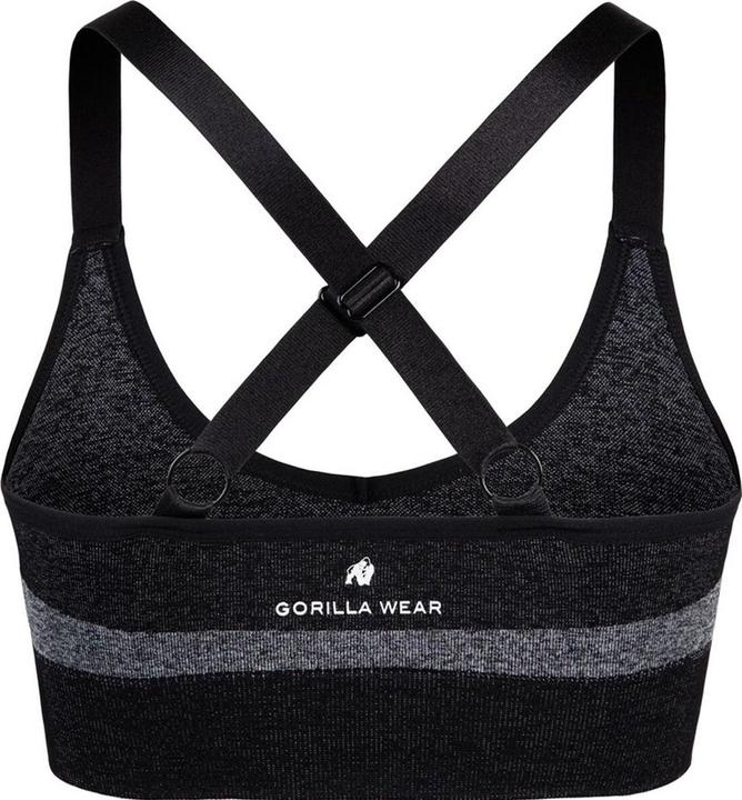 Image du produit Gorilla Wear Selah Seamless Sports Bra - noir (S/M)