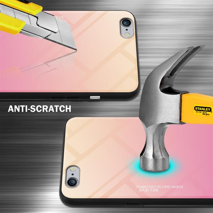 Actual product image Cadorabo TPU 2 colors glass cover (Apple iPhone 6 Plus)
