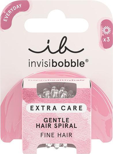 Image du produit Invisibobble Attaches de cheveux Extra Care crystal clear 3 pcs (Élastiques à cheveux)