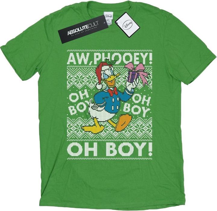 Produktbild Disney Donald Duck Christmas Fair Isle TShirt (S)