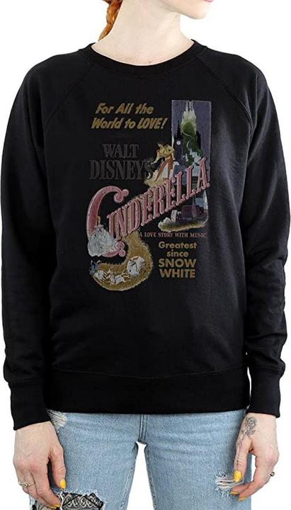 Actual product image Cinderella Womens/Ladies Poster Sweatshirt (XXL)