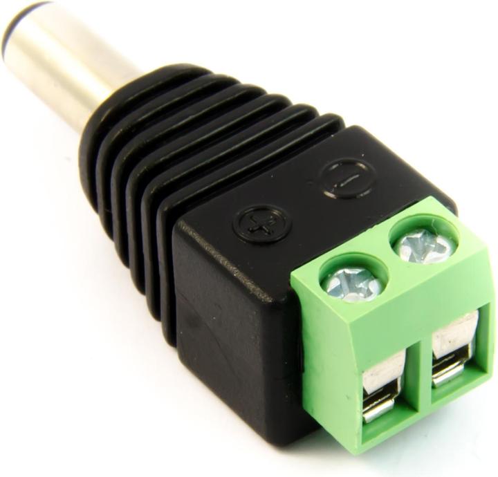Produktbild Purecrea DC-Stecker Male Barrel Jack 5.5mm / 2.1mm mit Schraubklemmen